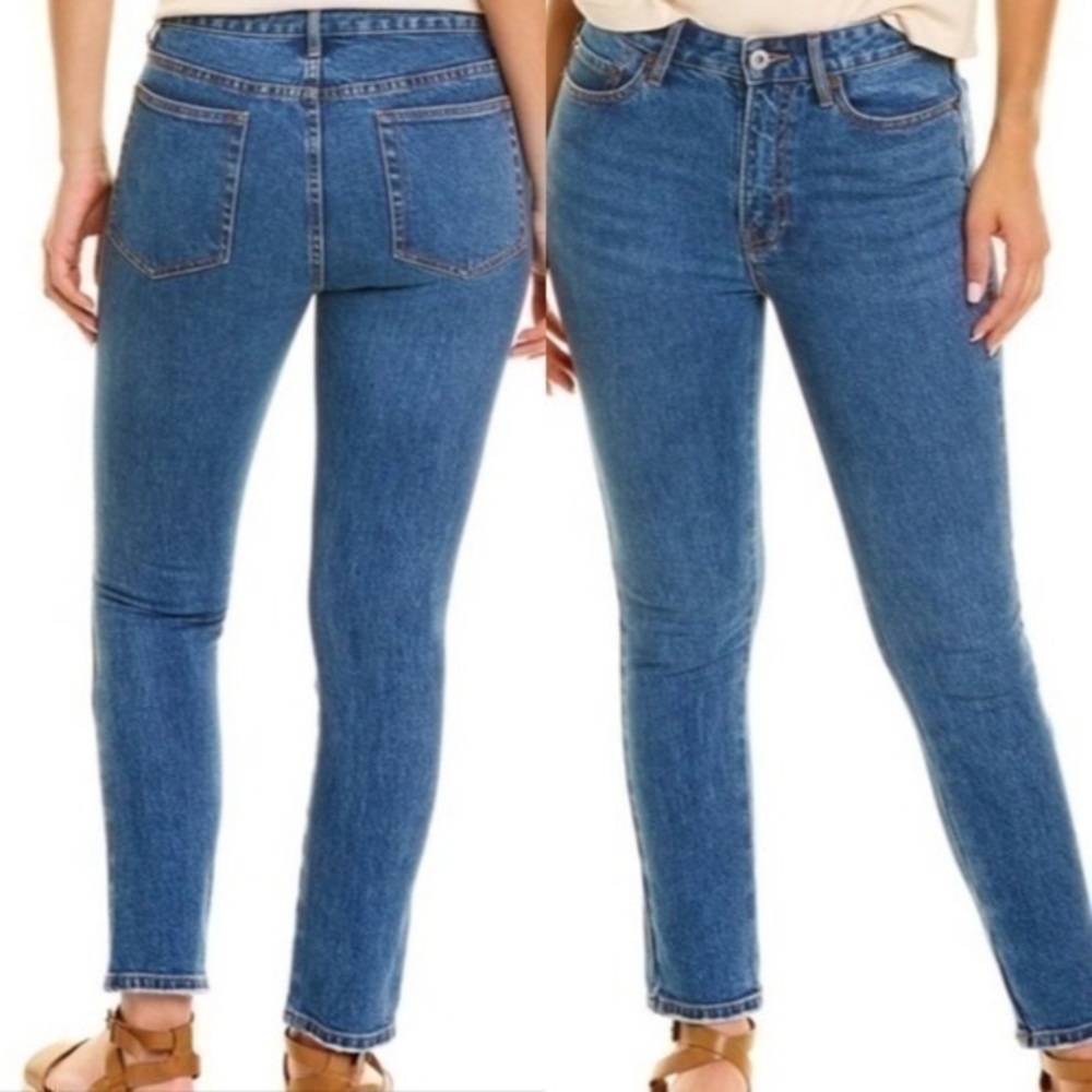 Something Navy high waist straight jeans